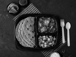 Paneer Chilli Roti Meal