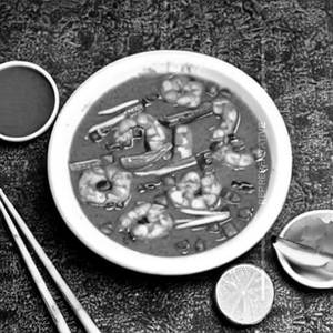 Mixed Prawns Chowmein Gravy
