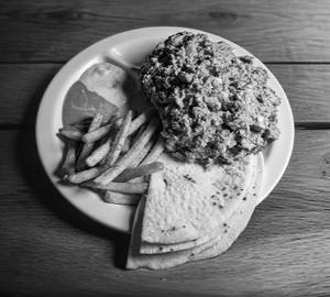 Mexican shawarma plate