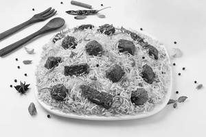 Lucknowi Mutton Kefta Biryani Serves 4
