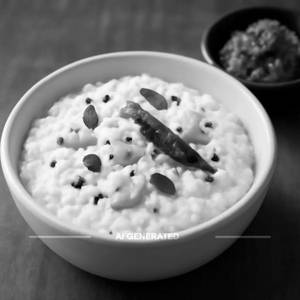 Curd Rice With Pickle