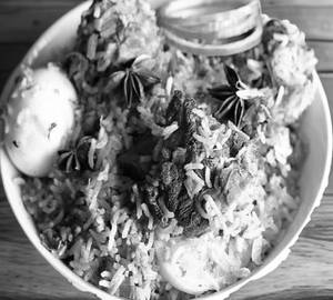 Mutton Egg Biryani