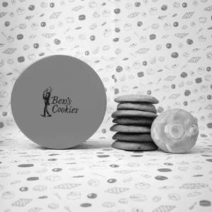 LARGE TIN GIFT BOX (8 COOKIE)