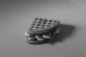 Banana Salted Caramel Waffle