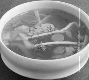 Clear soup
