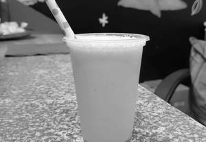 Orange milkshake