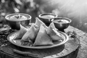 Sev Baked Samosa