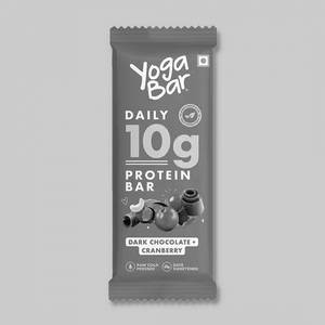 Yoga Bar Dark Chocolate And Cranberry 10g Protein