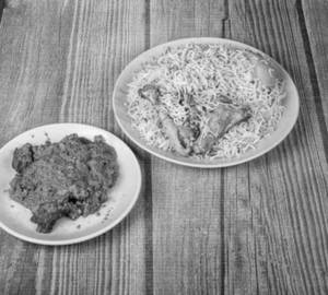 Chicken Biryani with Chicken chaanp 
