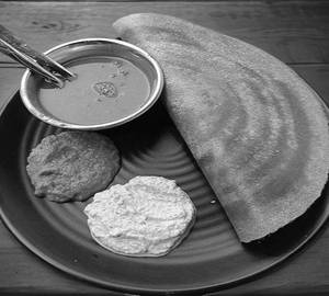 Ghee Podi Masala Dosa