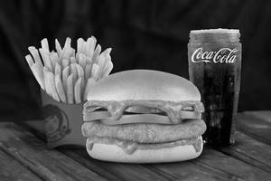 Chicken Makhani Burst Burger Combo