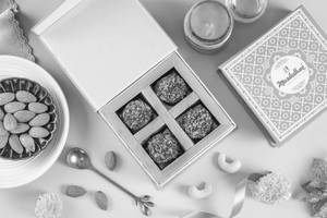 Blueberry Truffle 4 Pcs Mithai Box