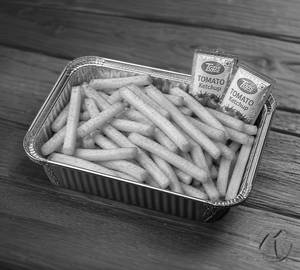 Peri Peri French Fries With Tomato Ketchup