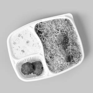 Chicken Biryani (Regular), Raita & Boneless Kebab (2 Pcs)