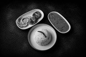 2 Chicken Chapli Kebab With Dal Tadka & Jeera Rice Combo