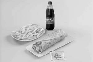 Non-Veg Classic Wrap, Side & Coke Meal