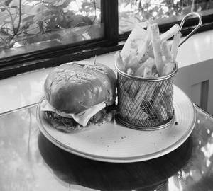 Chicken Zinger Burger French Fries