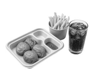 Momo Blast Combo - Veg Momos + Fries + Coke