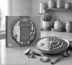 Dal Makhani With Plain Rice