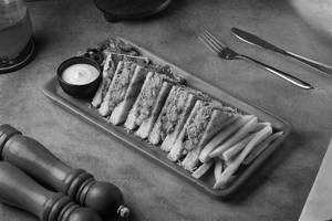 Classic Veg Club With French Fries