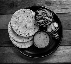 Dal - Ghee Roti - Bhujia (Seasonal) - Comfort Meal
