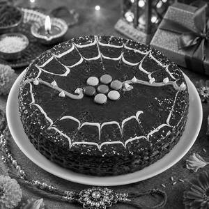 Rakhi Celebration Chocolate Waffle Cake