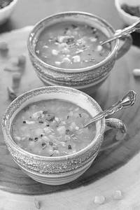 Sweet corn mushroom soup                                                                                                               