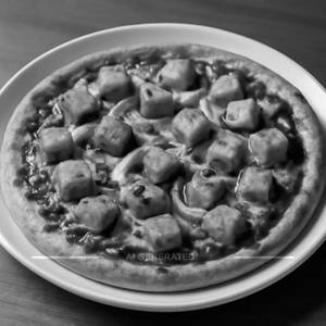 Barbeque Paneer Pizza