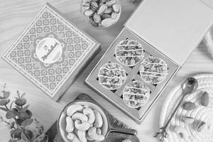 Mango Basket 4 Pcs Mithai Box