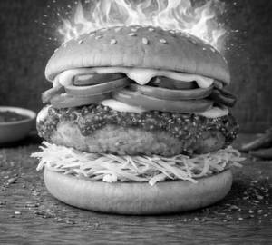 Korean Spicy Veg Burger