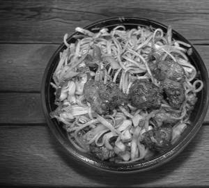 Veg Manchurian Noodles