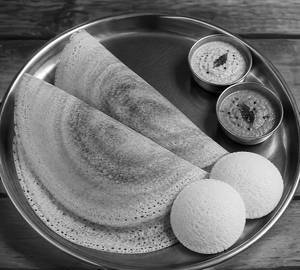 2 Dosa With Idli [2 Pcs]