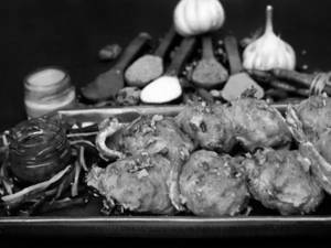Tandoori veg momos (8 Pieces)