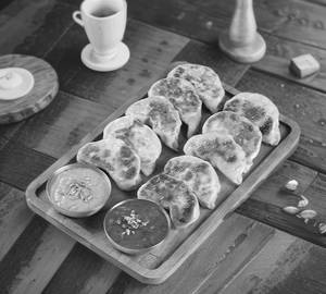 Chicken kothey pan fried momo