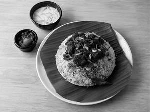 Dry Beef Biriyani.