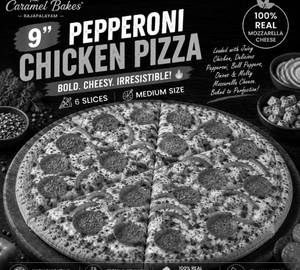 9" Chicken Pepperoni Pizza
