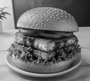 Barbeque Paneer Burger