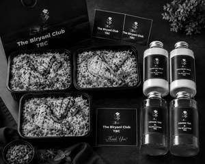 3X Biryani With Afghani Tandoori Chicken + 2X Saffron Milk [600 Ml + 2X Lemon Tea