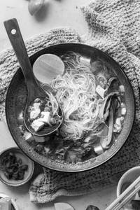 Mixed soup noodles