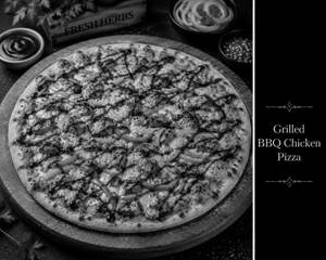Grilled Bbq Chicken Pizza( We Serve Halal Only)