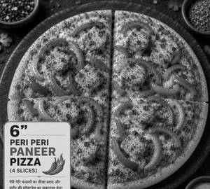 6" Peri Peri Paneer Pizza