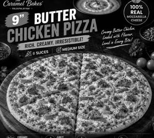 9" Buttered Chicken Pizza