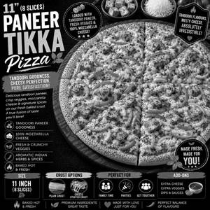 11" Large Paneer Tikka Pizza