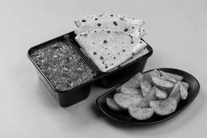 Chicken Kheema & Roti Dabba + Potato Wedges Combo