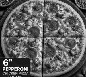6" Pepperoni Chicken Pizza