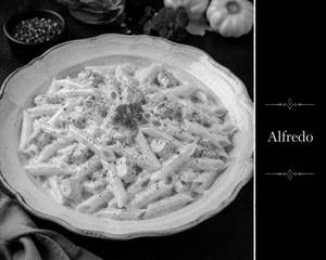 Alfredo Penne Pasta( We Serve Halal Only )