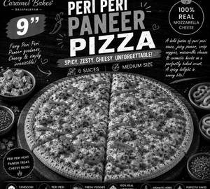 9" Peri Peri Paneer Pizza