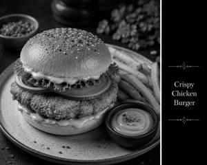 Crispy Chicken Burger ( We Serve Halal Only)