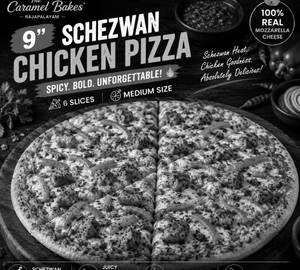 9" Schezwan Chicken Pizza