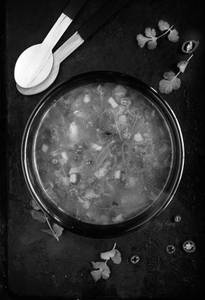 Lemon and coriander soup